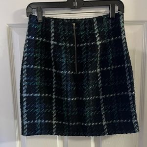 Plaid Skirt from LOFT, Size 2P